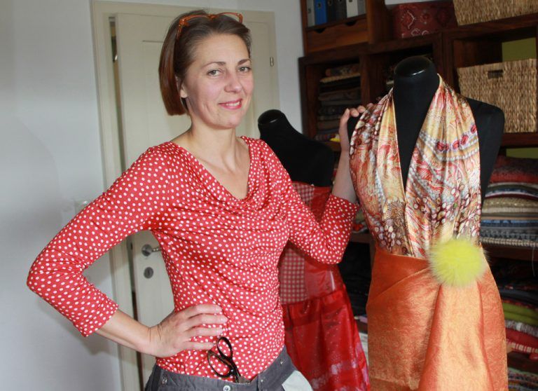 Stephanie Wladika eröffnet nächsten Freitag ihr neues Atelier in der Bregenzer Kirchstraße 33. Foto: Hechenberger