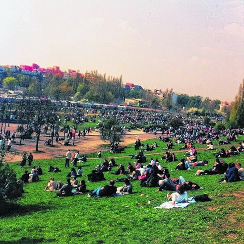 Der Sommer  im Mauerpark