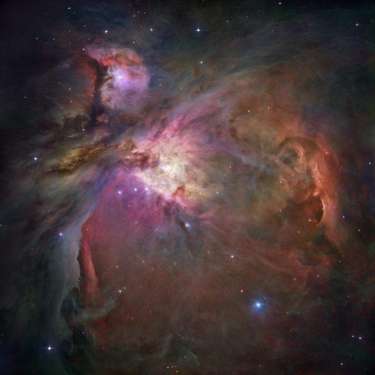 This image made by the NASA/ESA Hubble Space Telescope shows the Orion Nebula and the proceess of star formation, from the massive, young stars that are shaping the nebula to the pillars of dense gas that may be the homes of budding stars. The Hubble Space Telescope marks its 25th anniversary. A full decade in the making, Hubble rocketed into orbit on April 24, 1990, aboard space shuttle Discovery. (NASA, ESA, M. Robberto - Space Telescope Science Institute/ESA via AP)