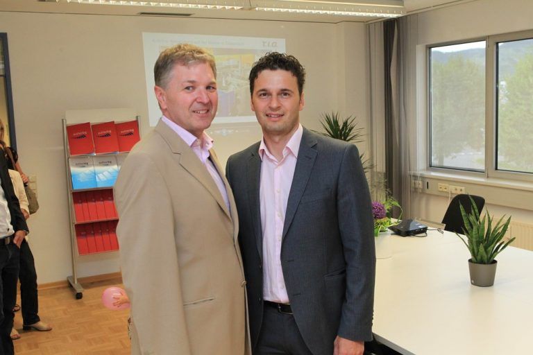 T.I.G.: Thomas Maier (Verkauf) und GF Alexander Koblinger.