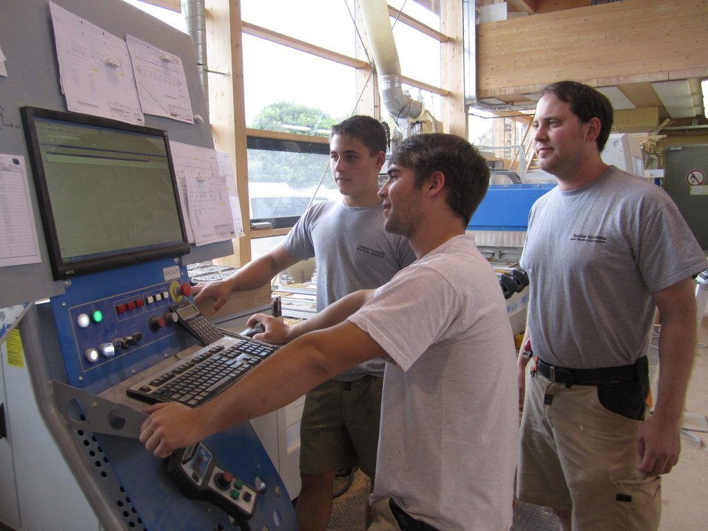 Die Künstler auf dem „Reißbrett“