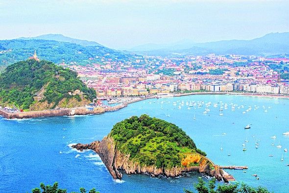 Ausblick in San Sebastian