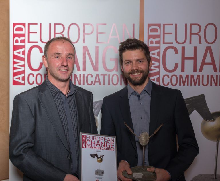 Uli Meschenmoser und Florian Oberforcher (r.).  Foto: Symbiosis  