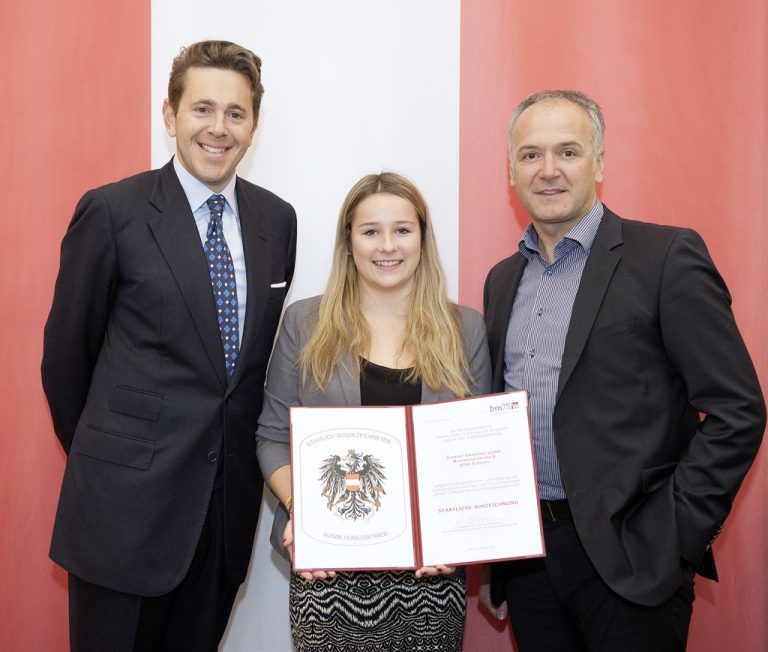 Verleihung der Staatlichen Auszeichnung durch Dr. Mahrer 30. Oktober 2014