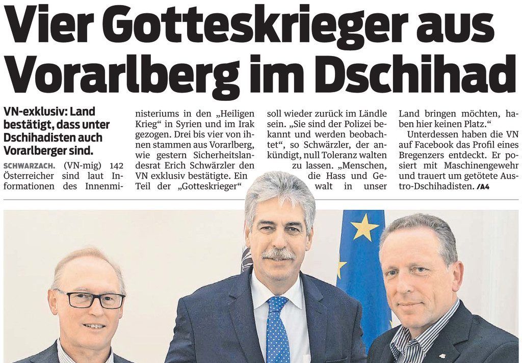 Behörden über Rückkehrer informiert