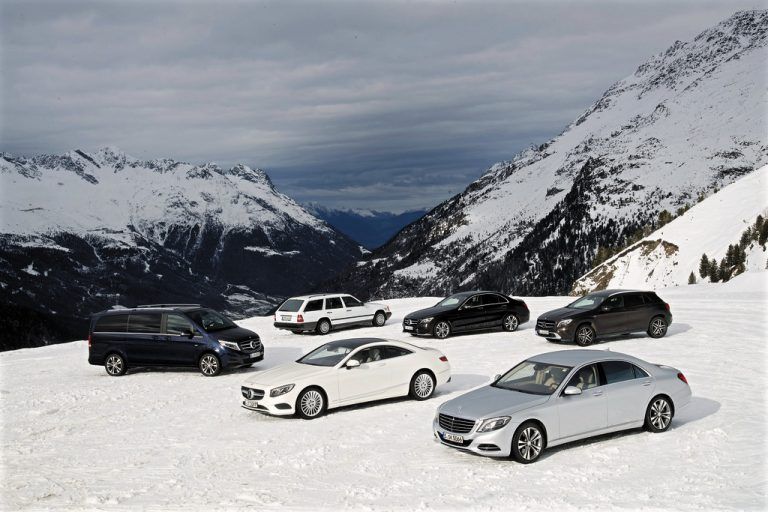 VN-Testfahrt: Noch vor dem Winterbeginn haben die VN einige der Mercedes-Allradmodelle ausgiebig getestet. Fotos: werk