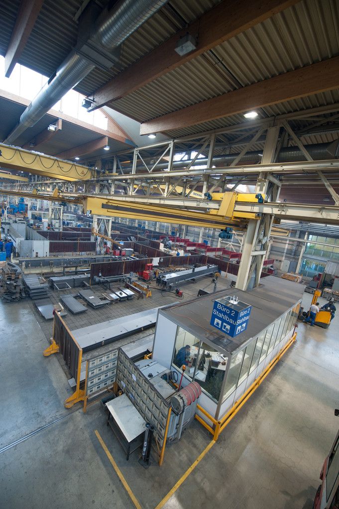 Vorarlbergs Unternehmen waren in den vergangenen Jahren sehr erfolgreich. Bild: Werkhalle Doppelmayr. Foto: VN/Rhomberg