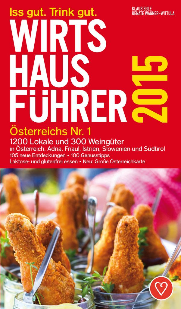Wirtshausführer Österreich 2015, Preis 24,90 EUR.  