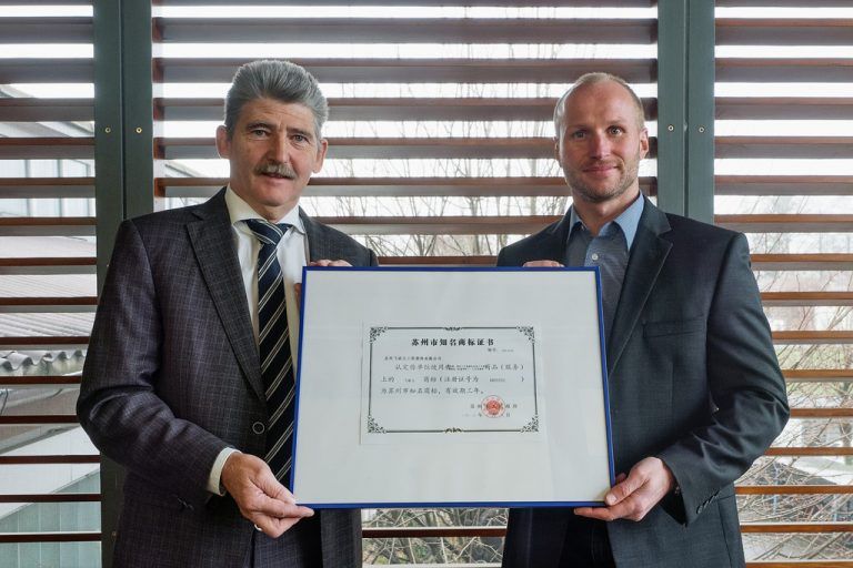 Wolfgang Faigle, Walter Höfle (Entwicklungs- u. Technikcenter).