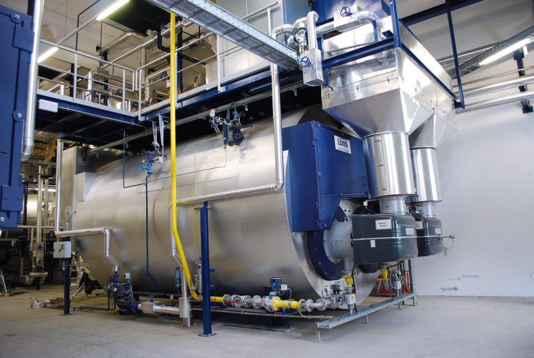 Zwei Dampfkessel erzeugen bis zu 20 Tonnen Dampf pro Stunde. Foto: Rondo