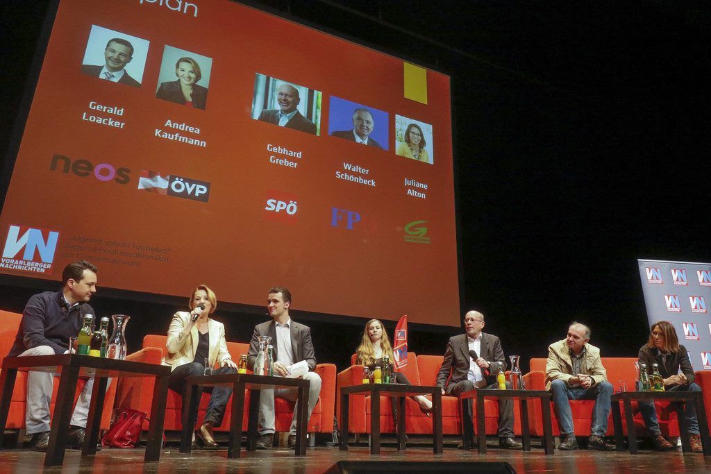 350 Jugendliche sind bei VN-Wahldiskussion im Kulturhaus schonungslos und knallhart.
