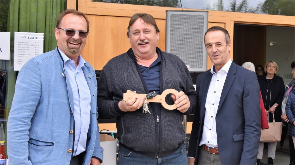 Schlüsselübergabe bei betreubarem Wohnen in Mäder  mit  Tag der offenen Tür gefeiert