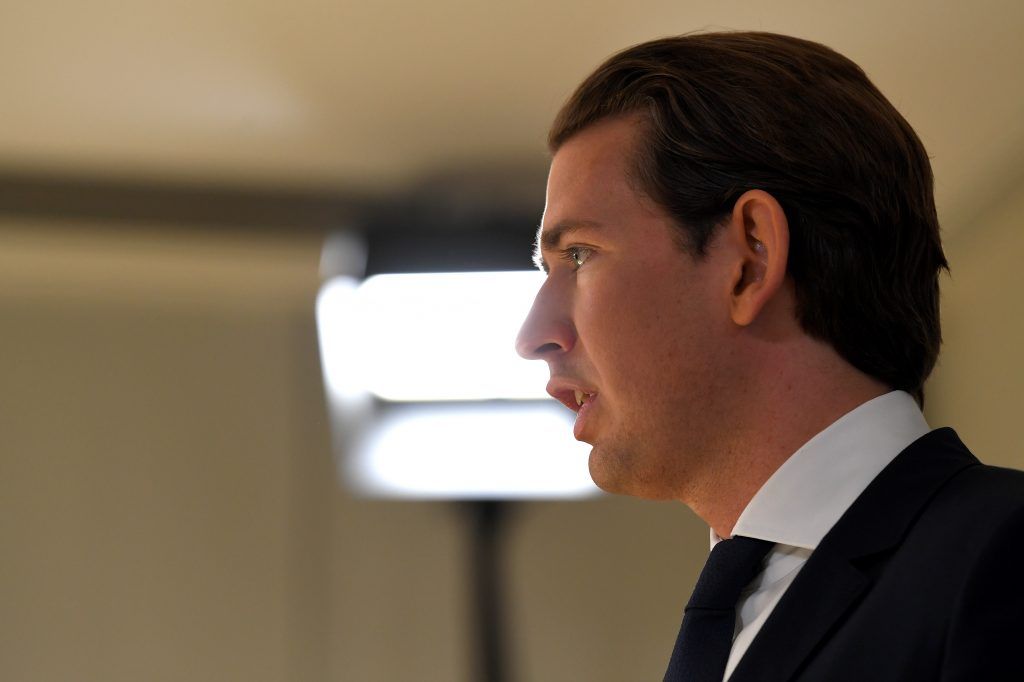 Knappes Statement von Kurz: Kickl bleibt vorerst im Amt, keine Fragen zugelassen