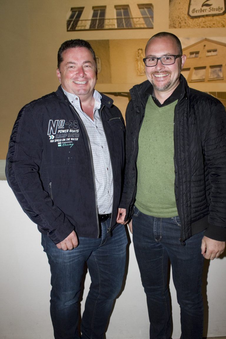 Bernhard Ammann (l.) und Walter Summer (MontaVon). Franc