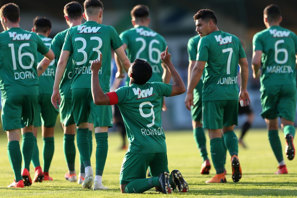 Austria Lustenau feiert zwei Siege, einen neben und einen auf dem Platz