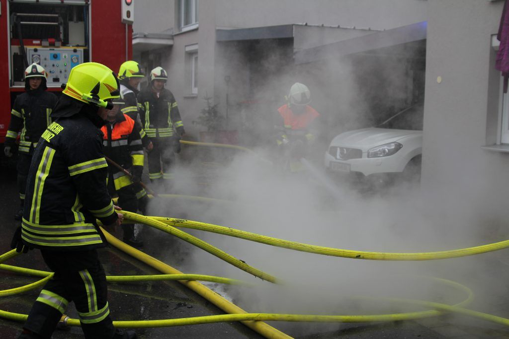 Feuerwehreinsatz bei Wohnungsbrand in Hörbranz