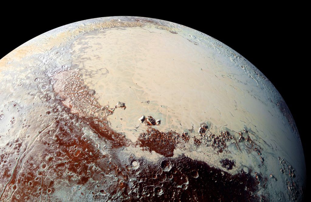 Softeis auf Pluto