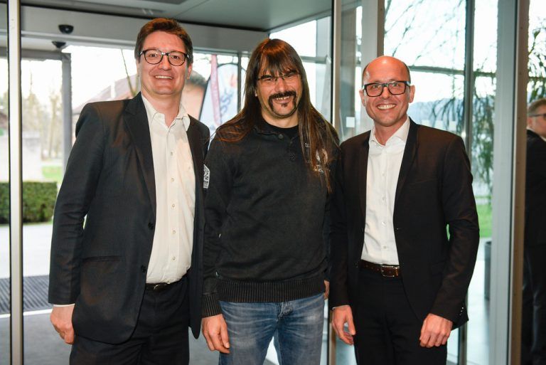 Abgeordneter Reinhold Einwallner (l.) mit Wolfgang Sila (Fohrenburg) und Michael Ritsch.