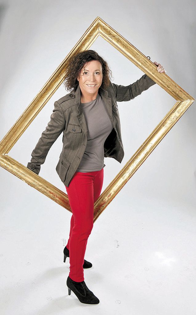 Andrea Köck zeigt, wie man sich rhetorisch in Szene setzen kann. Foto: Atelier Eichinger, Innsbruck