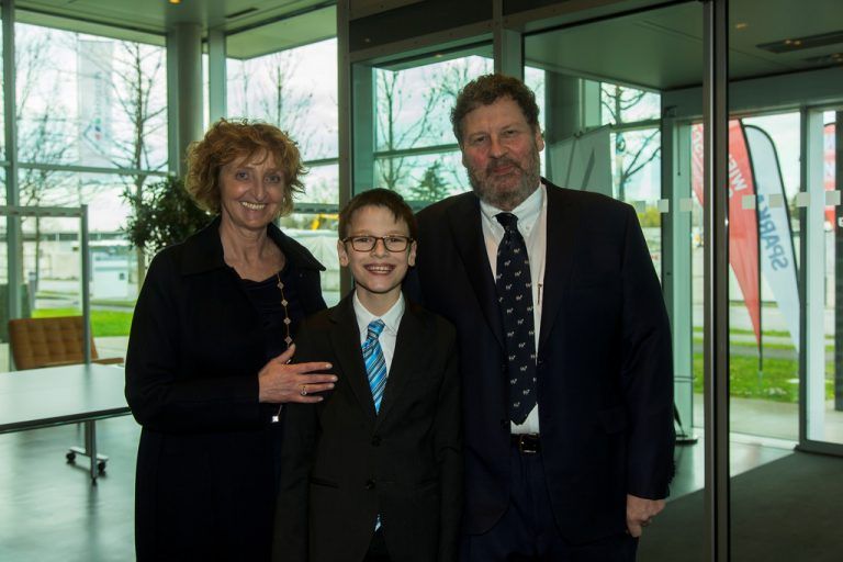 Architektin Antonella Rupp mit Sohn Vova.