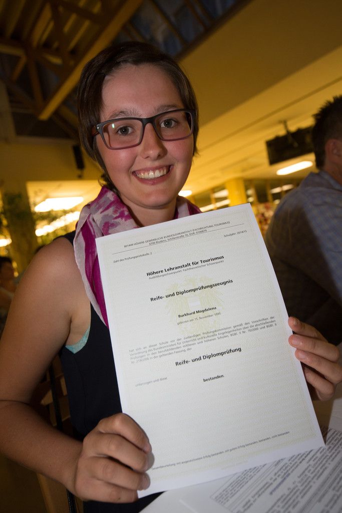 Auch Magdalena ist einfach nur glücklich.  