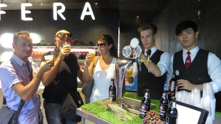 Auf der Expo kann Fohrenburger verkostet werden. Fohrenburger