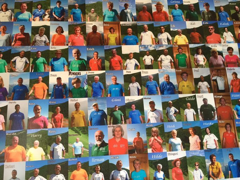 Auf der Fangalerie der Frassenhütte wollen immer mehr Bergfreunde verewigt sein.  Foto: vn/mm, privat