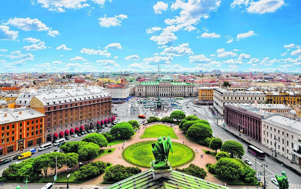 Prunkvolle Stadt St. Petersburg