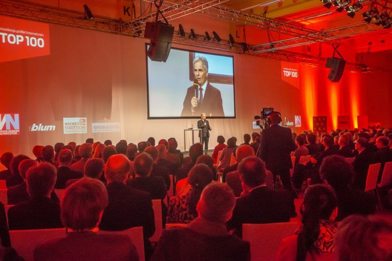 Bei der Top-100-Veranstaltung (Bild: Kanzler Faymann im Jahr 2015) wird der Preis verliehen. Foto: VN/Steurer