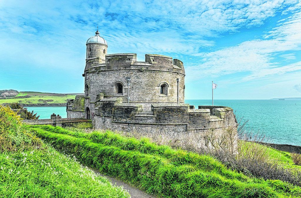 Schönes Schloss St. Mawes