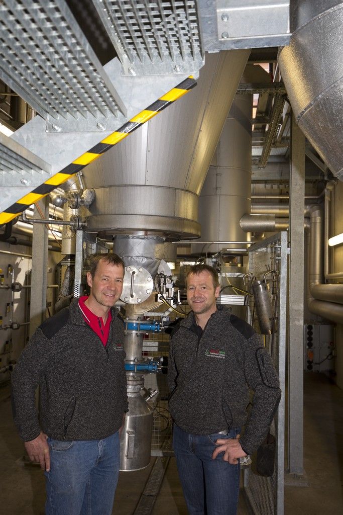 Bernhard und Tobias Ilg wurden mit dem Energy Globe Vorarlberg ausgezeichnet. „Wir wollen Akzente setzen.“ Foto: VN/Hartinger