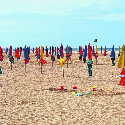 Der Strand in Deauville