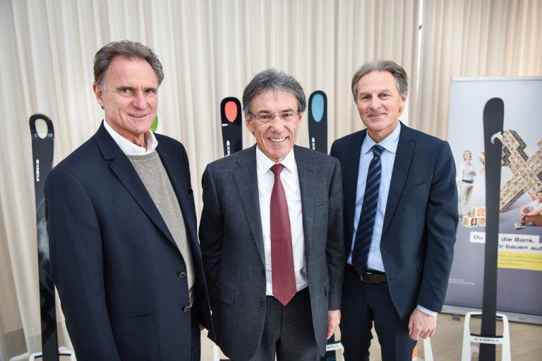 Businesslunch (v.l.n.r.): WK-Präsident Manfred Rein, Rudolf Knünz, Raiba-Vorstand Wolfgang Zumtobel.  Foto: RBR