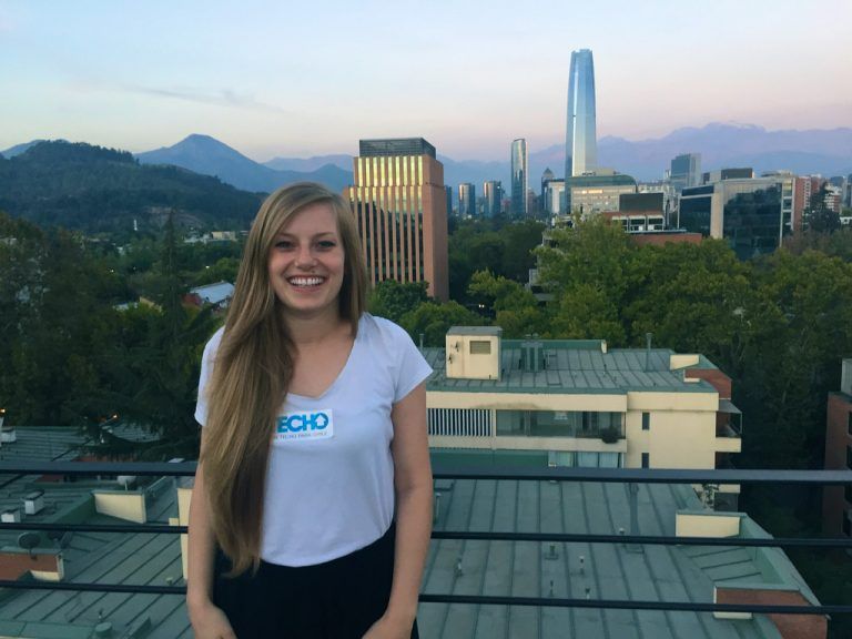 Corinna Pröll aus Götzis arbeitet in Chile für die Firma Techo. Sie leitet die Abteilung für internationale Zusammenarbeit. Foto: Privat