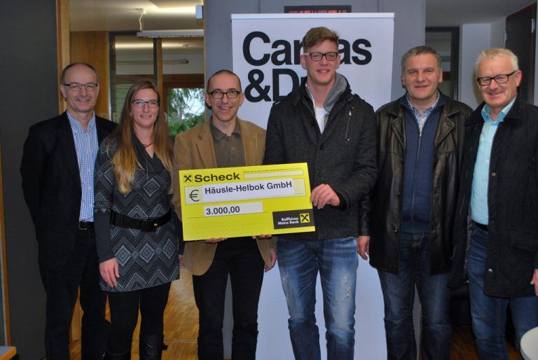 Das Lustenauer Unternehmen Häusle-Helbok spendete 3000 Euro an die Caritas. Davon profitieren Projekte für unbegleitete minderjährige Flüchtlinge sowie Hospiz für Kinder.
