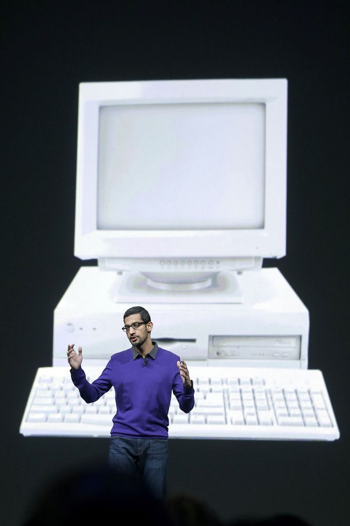 Das Online-Kerngeschäft Google wird künftig Sundar Pichai, die bisherige rechte Hand von Larry Page, führen. Foto:AP
