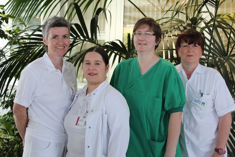 Das Team (v. l.): Doris Rinner-Sturm, Maria-Magdalena Wetzinger, Michaela Ranta und Helga Siebel.  Foto: KHBG