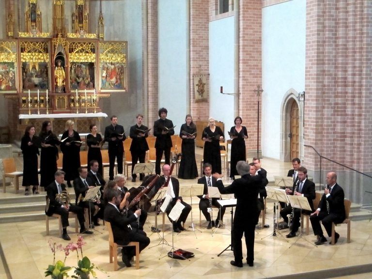 Der Bregenzer Kornmarkt-Chor realisierte ein besonderes Konzert mit dem Bläserensemble der Wiener Symphoniker.<span class="marker"> </span><span class="copyright">JU</span>