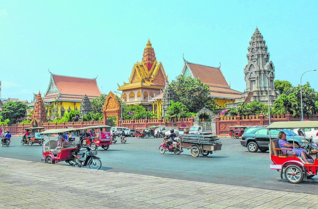 Die letzten Rikschas in Phnom Penh