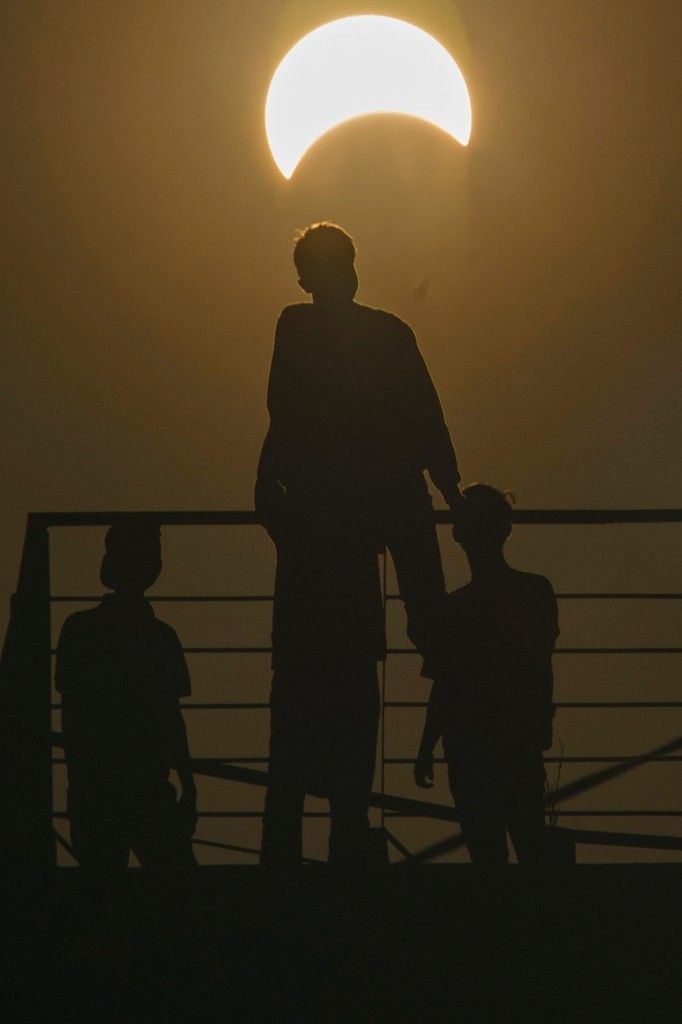Die jüngste totale Sonnenfinsternis wurde am vergangenen Mittwoch von Millionen Menschen in Indonesien beobachtet. Foto: afp