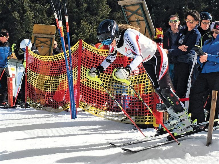 Die optimalen Bedingungen des Trainingszentrums werden vom Ski-nachwuchs bereits intensiv genützt. Fotos: ko