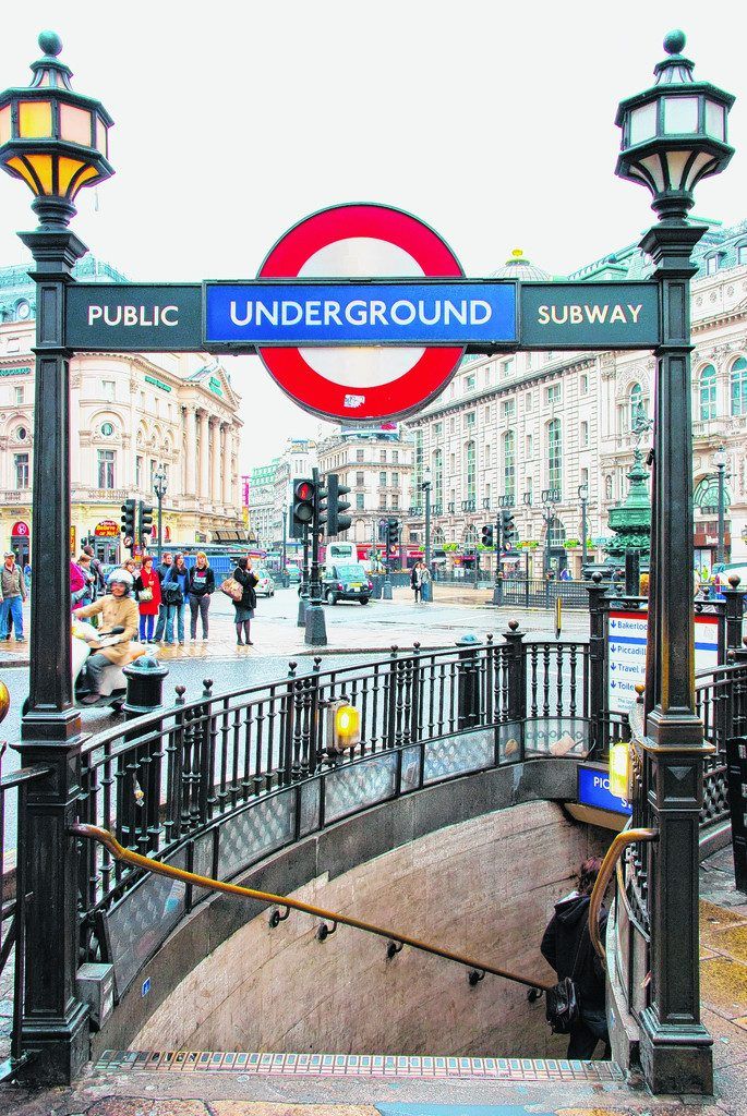 Mit der U-Bahn durch London
