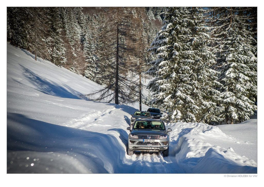 Wie sich ein Wüstensohn  im Tiefschnee so schlägt
