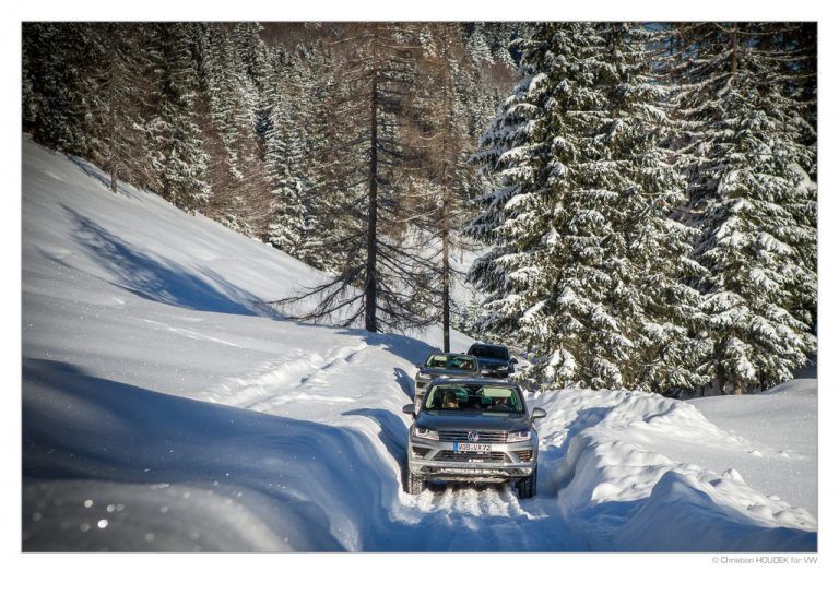 Die VN haben den VW Touareg auf frostigem Geläuf genauer unter die Lupe genommen.