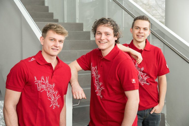 Haben sich in São Paulo gut geschlagen: Die Vorarlberger Berufs-WM-Teilnehmer Lars Springhetti, Niklars Rusch und Fabian Hofer (v. l.). WKÖ