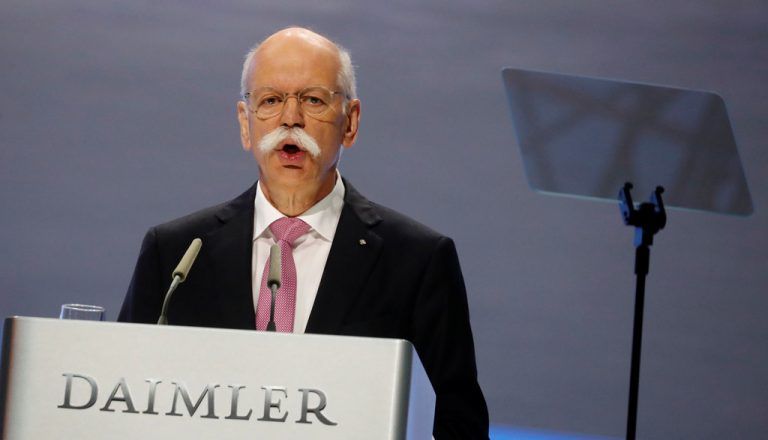 Dieter Zetsche nimmt als Vorstandschef bei Daimler Abschied. Reuters