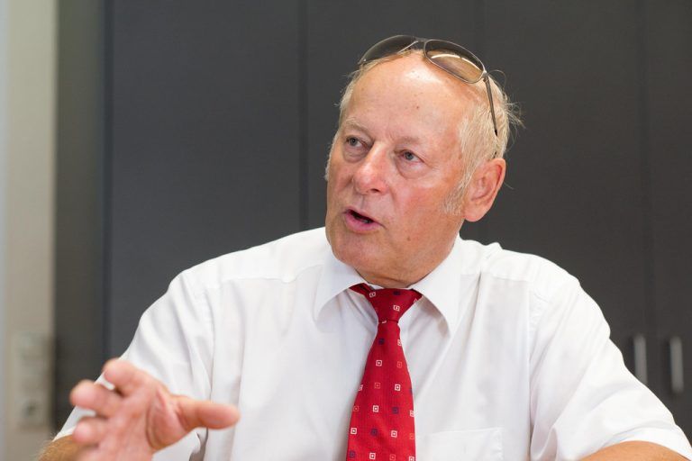 Egon Blum wird heute für sein Engagement geehrt. sTIPLOVSEK