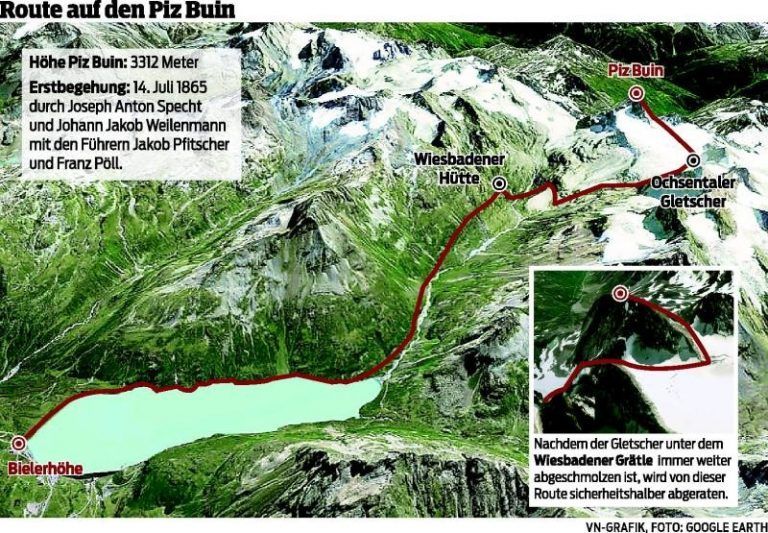 Sternmarsch auf 3312 Meter hinauf