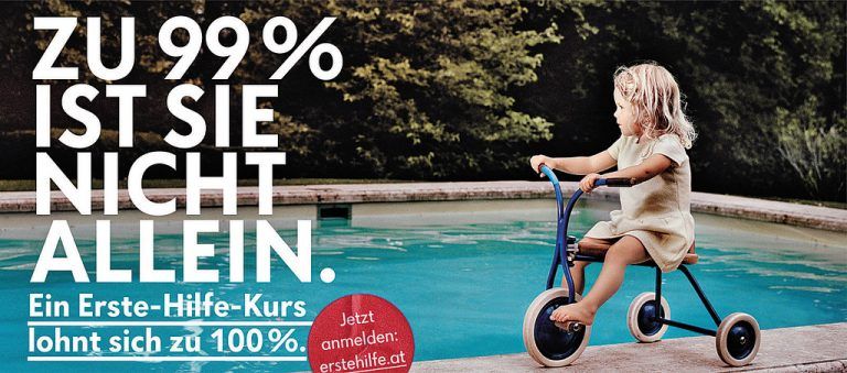 Erste-Hilfe-Kampagne des Roten Kreuzes