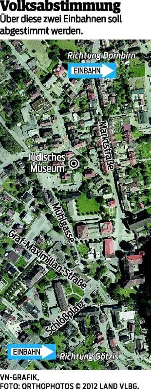 Hohenemser Freiheit­liche beantragen Abstimmung über Einbahnen in der Innenstadt.